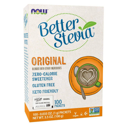 Now Sweetener Better Stevia Original 100 Sach