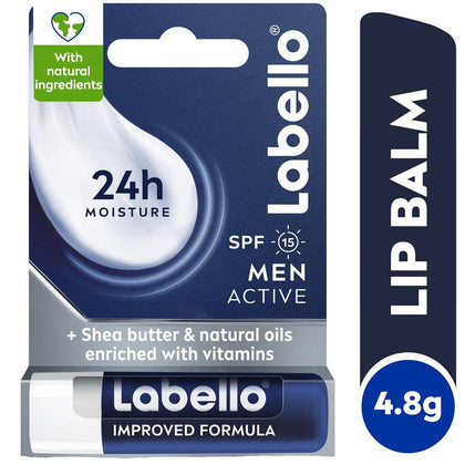 Labello Lip Balm Men Active SPF15 4.8g
