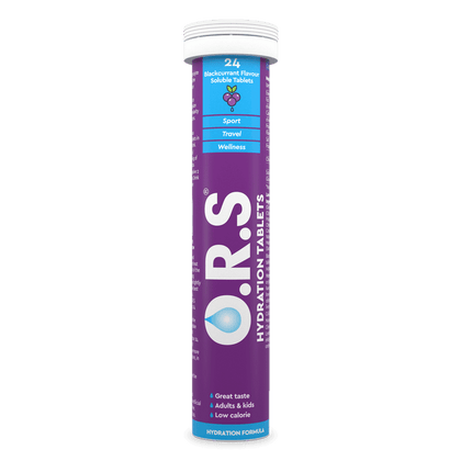 ORS Hydration Blackcurrant 24 Effervescent Tablets