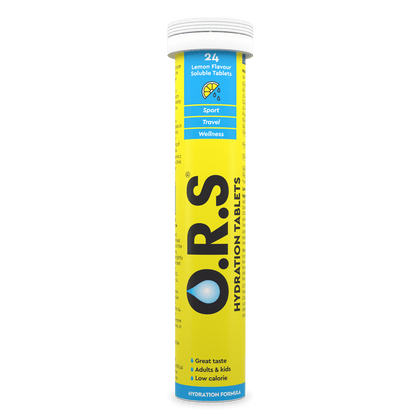 ORS Hydration Lemon 24 Effervescent Tablets