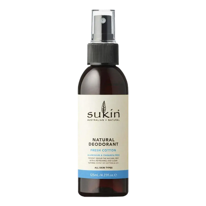Sukin Skin Natural Deodorant Fresh Cotton 125ml