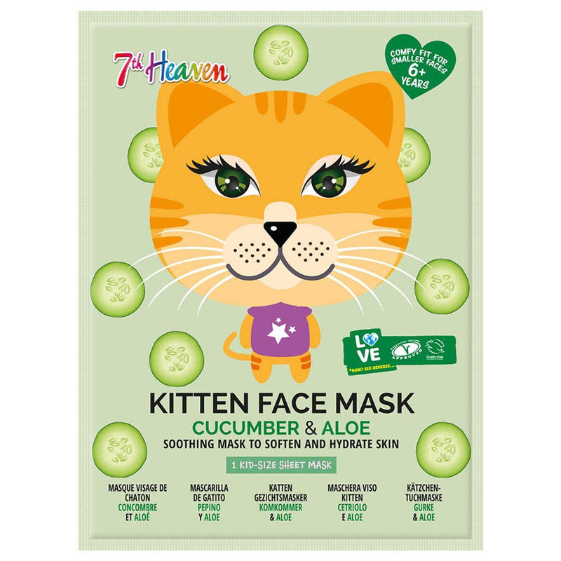 7th Heaven Kitten Face Mask