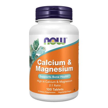 Now Calcium & Magnesium Stress Formula 100 Tablets