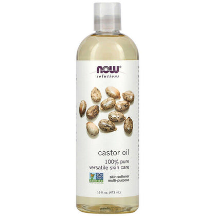 Now Essential Oil 100% Pure Castor Oil 473ml