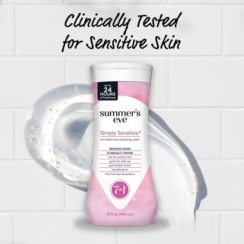 Summer's Eve Daily Cleansing Wash Simply Sensitive 444ml
