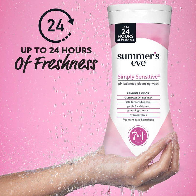 Summer's Eve Daily Cleansing Wash Simply Sensitive 444ml
