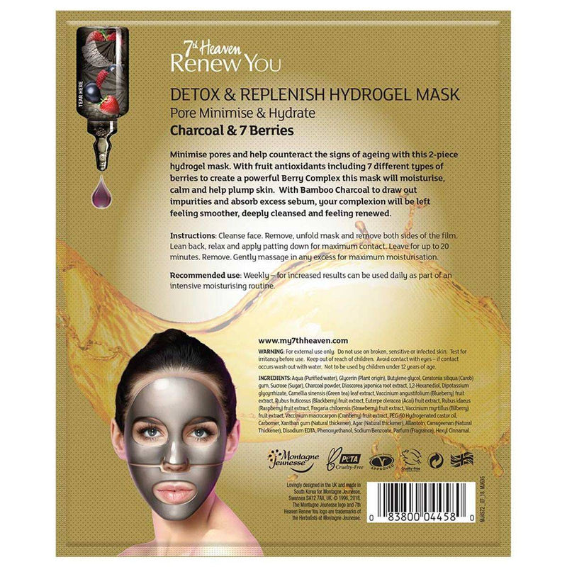 7th Heaven Renew You Detox & Replenish Hydrogel Mask