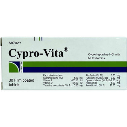 Cypro Vita 30 Tablets - Do Not Enable