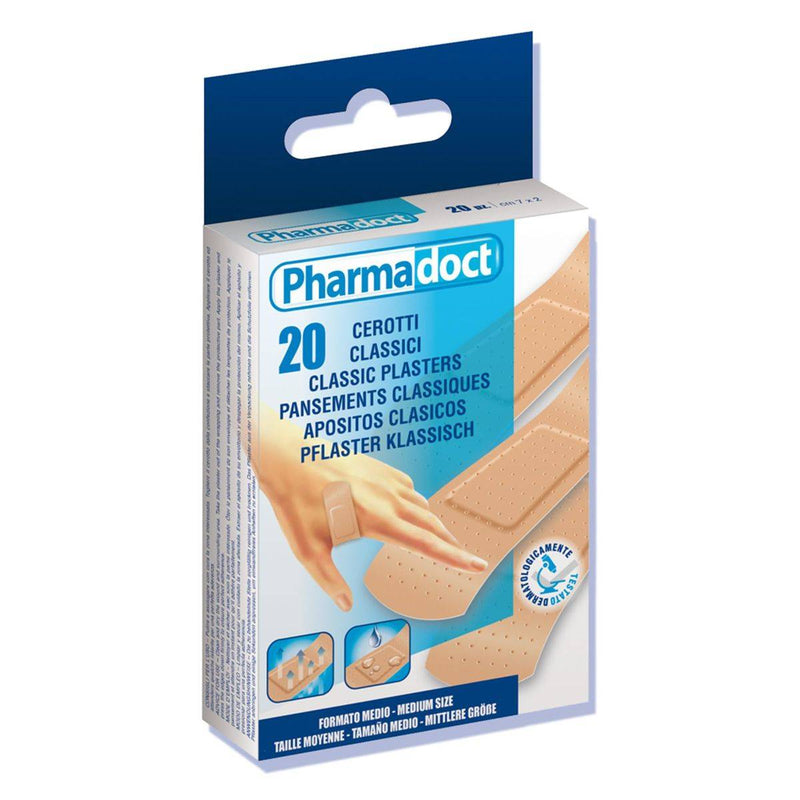 Pharmadoct Classic Assorted Sizes 20 Plasters