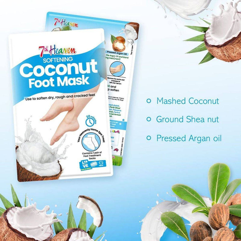 7th Heaven Coconut Foot Mask