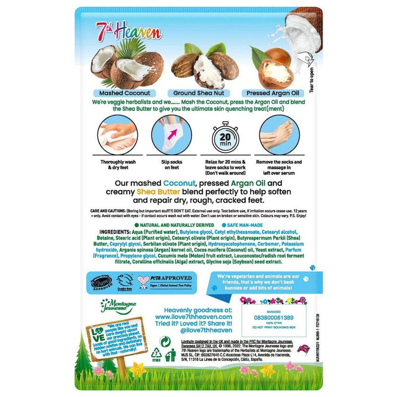 7th Heaven Coconut Foot Mask