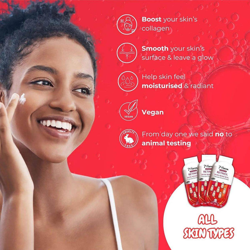 7th Heaven Nutriactive Retinol Skin Renewal Capsule Concentrates