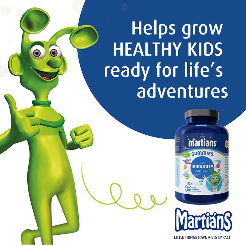 Martians Immune Support with Echinacea 60 Gummies