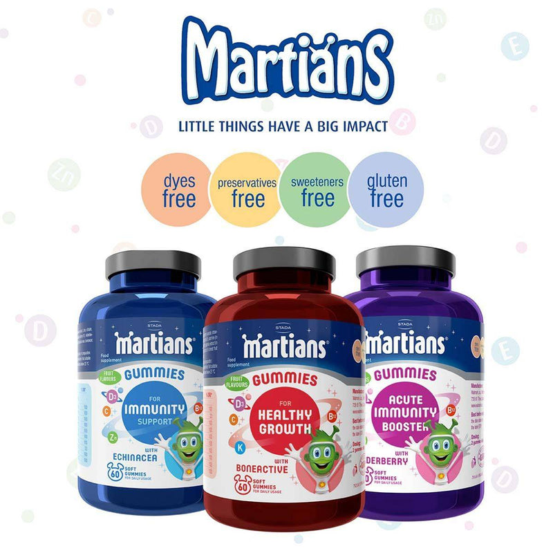 Martians Immune Support with Echinacea 60 Gummies