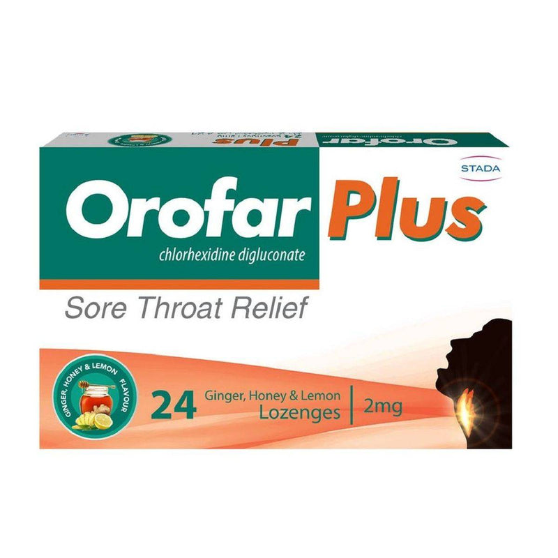 Orofar Plus Lozenges Ginger Honey & Lemon 24 Packs