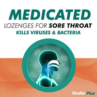 Orofar Plus Lozenges Ginger Honey & Lemon 24 Packs