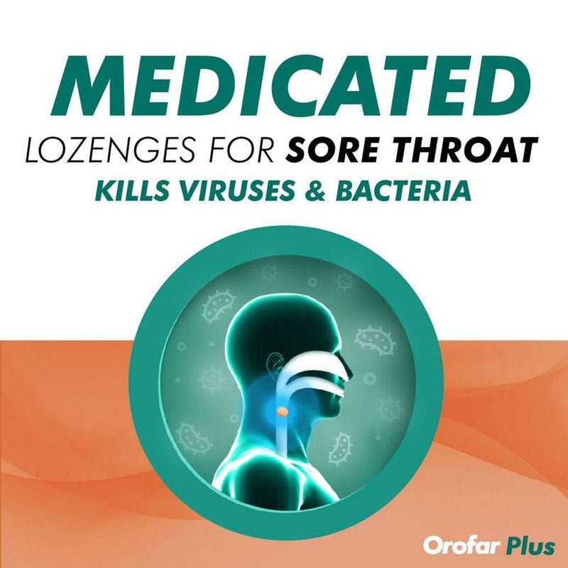Orofar Plus Lozenges Ginger Honey & Lemon 24 Packs