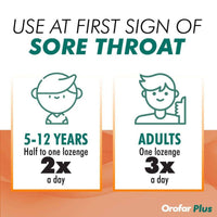 Orofar Plus Lozenges Ginger Honey & Lemon 24 Packs
