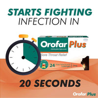 Orofar Plus Lozenges Ginger Honey & Lemon 24 Packs