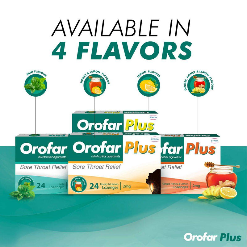 Orofar Plus Lozenges Mint 24 Packs