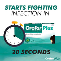 Orofar Plus Lozenges Mint 24 Packs