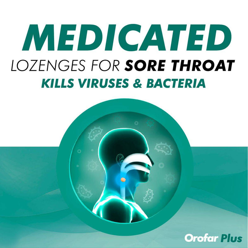 Orofar Plus Lozenges Mint 24 Packs