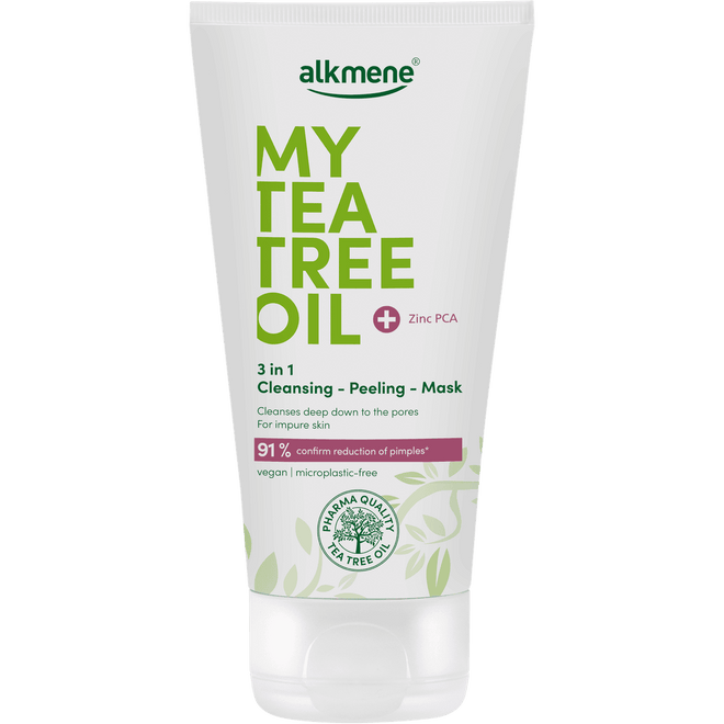 Alkmene Tea Tree Oil 3 In 1 Cleansing Peeling Mask 150ml