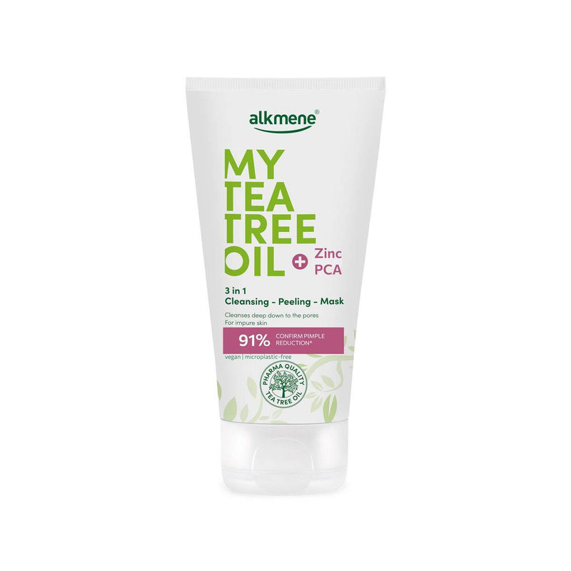 Alkmene Tea Tree Oil 3 In 1 Cleansing Peeling Mask 150ml