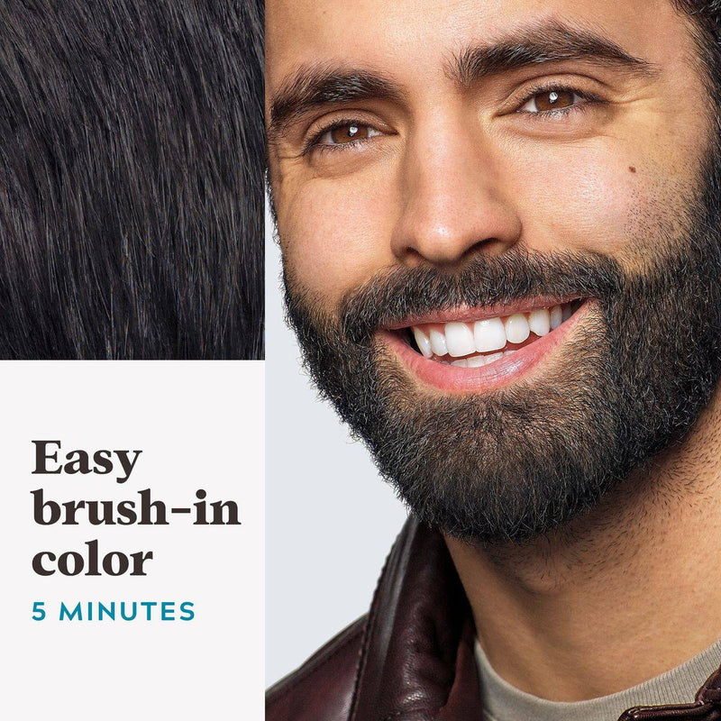Just For Men Moustache & Beard Brush In Color M55 Real Black