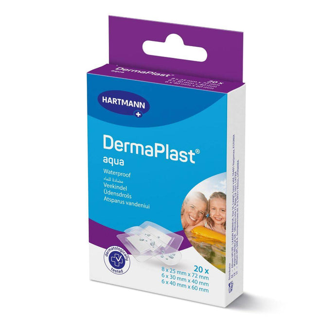 Dermaplast Aqua Plasters Assorted 20 Pieces