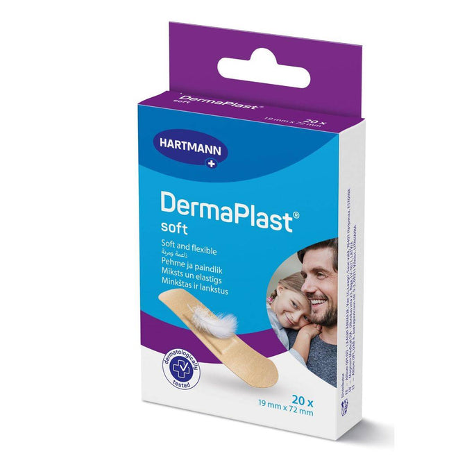 Dermaplast Soft Plasters 19x72mm 20 Pieces