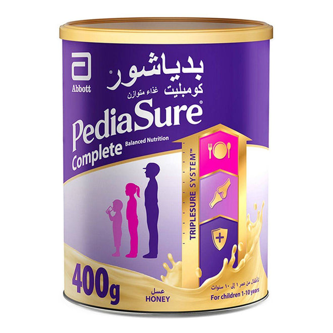 Pediasure Complete Triplesure System For Children (1-10 Years) Honey 400g