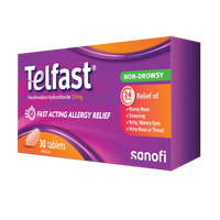 Telfast 120mg 30 Tablets