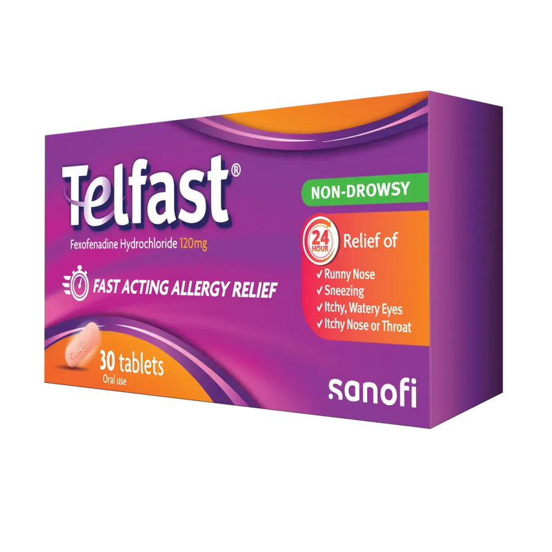 Telfast 120mg 30 Tablets