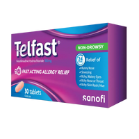 Telfast 180mg 30 Tablets