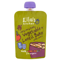 Ellas Kitchen Organic Puree 7+ Months Vegetable + Lentil Bake 130g