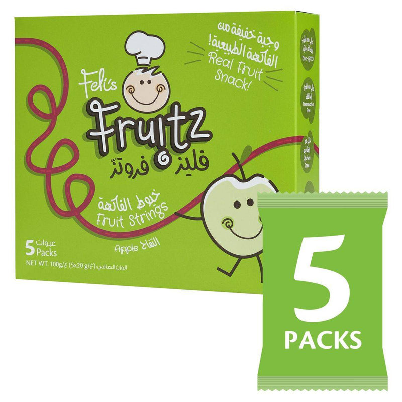 Felis Fruitz Fruit Strings Apple 20g 5 Packs