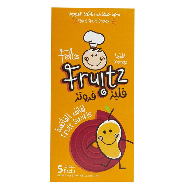 Felis Fruitz Fruit Swirls Mango 15g 5 Packs