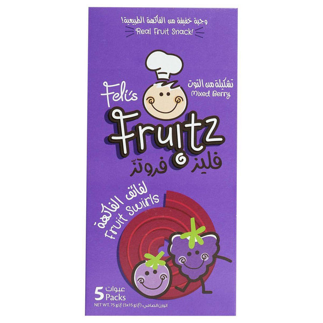 Felis Fruitz Fruit Swirls Mixed Berry 15g 5 Packs