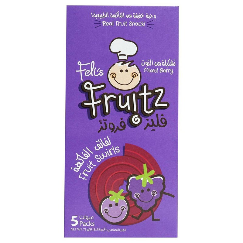 Felis Fruitz Fruit Swirls Mixed Berry 15g 5 Packs