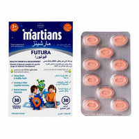 Martians Futura Healthy Growth & Development 30 Chewable Tablets