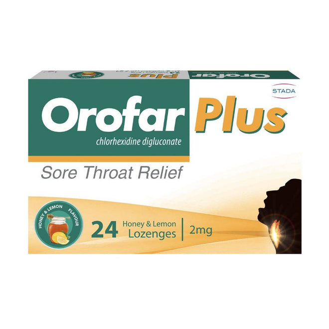 Orofar Plus Lozenges Lemon 24 Packs