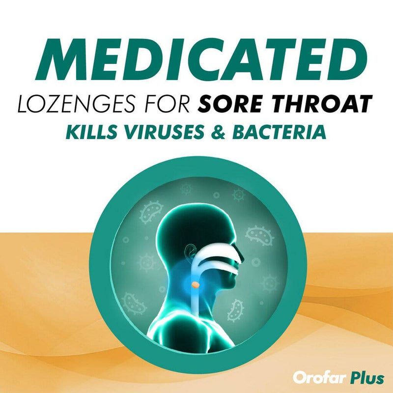 Orofar Plus Lozenges Lemon 24 Packs