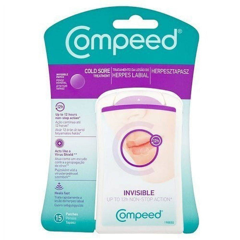 Compeed Cold Sore Treatment Patch Discreet 15 Pieces
