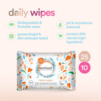Femfresh Intimate Daily Wipes 25 Pack
