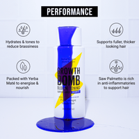 Growth Bomb Blonde Toning Shampoo 300ml