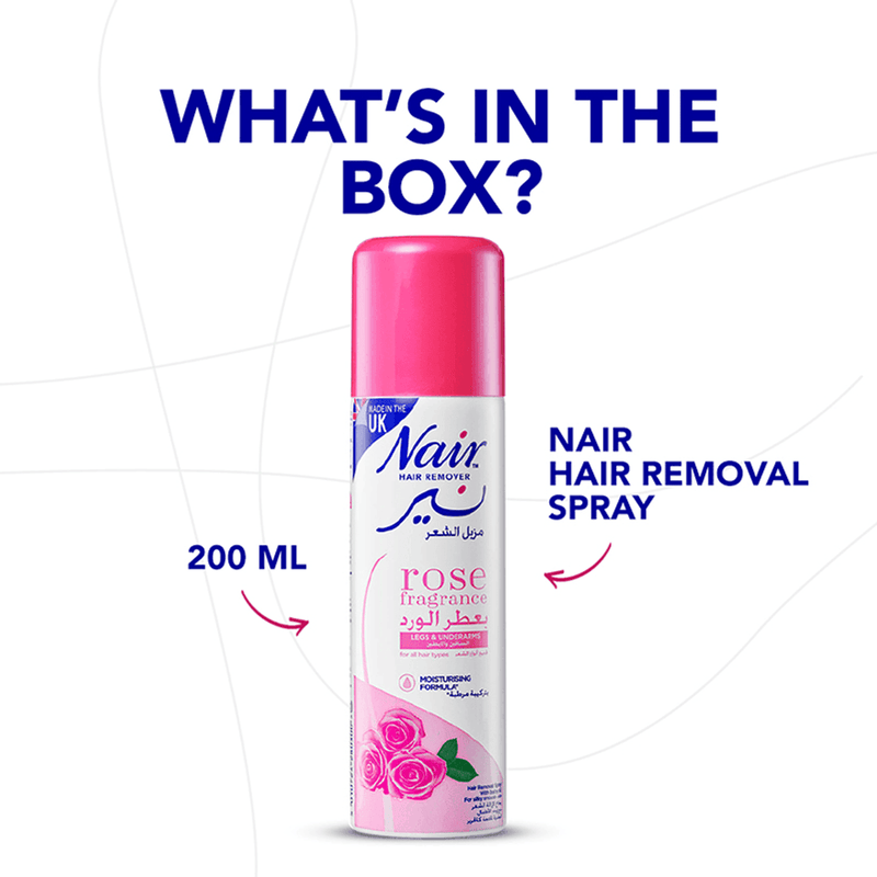 Nair Hair Removal Spray Rose 200ml