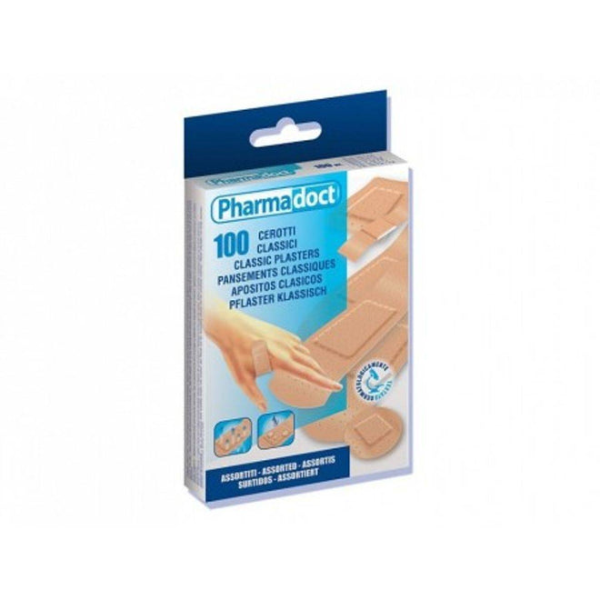 Pharmadoct Classic Assorted Sizes 100 Plasters