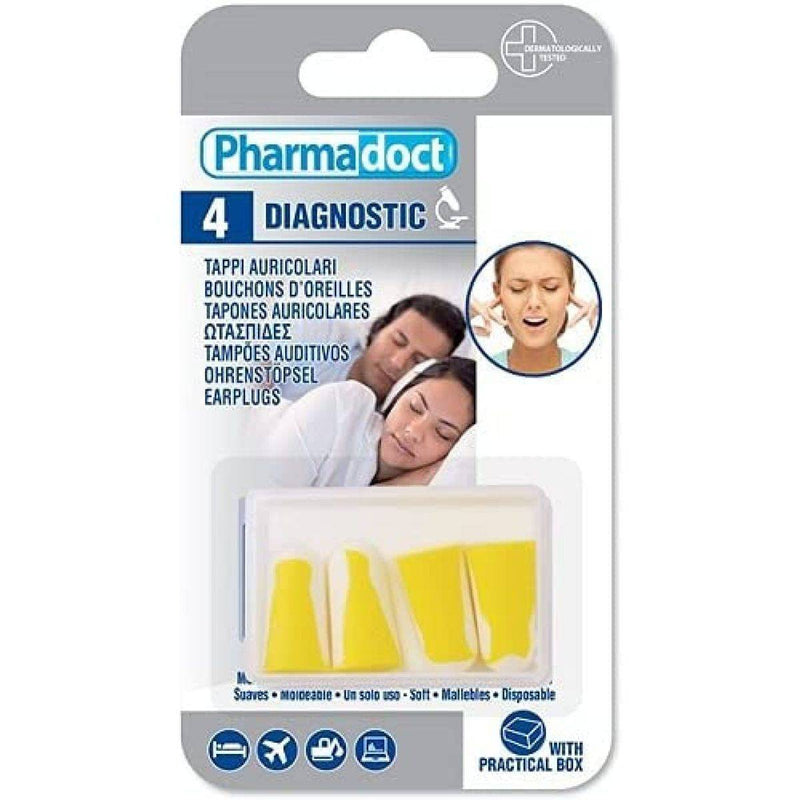 Pharmadoct Soft Antinoise 4 Earplugs + Clear Box