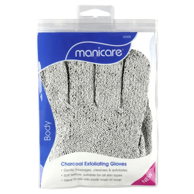 Manicare Charcoal Exfoliating Gloves #25508
